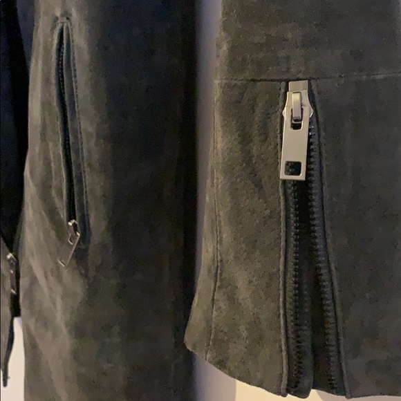 Suede leather coat, NWOT - Picture 6 of 9